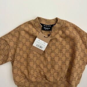 Kids Monogram Toffi Oversized Sweatshirt